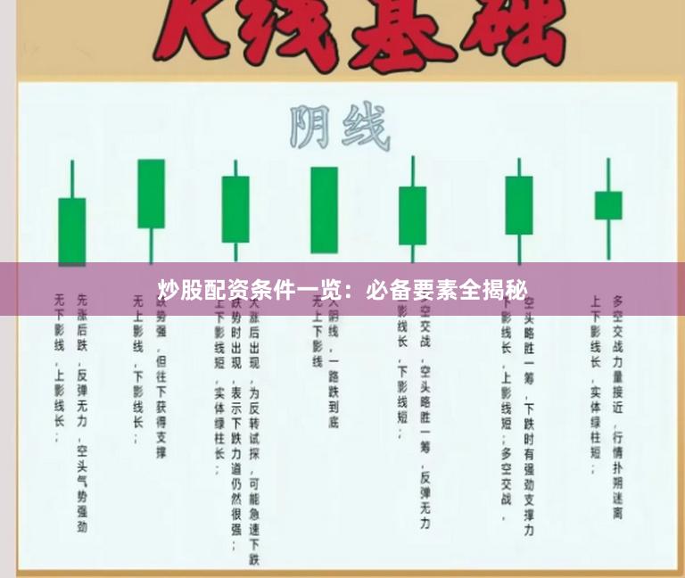 炒股配资条件一览：必备要素全揭秘