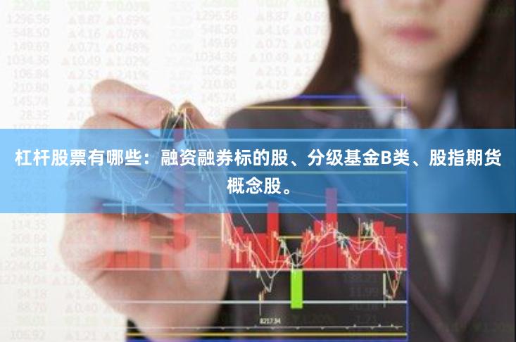 杠杆股票有哪些：融资融券标的股、分级基金B类、股指期货概念股。